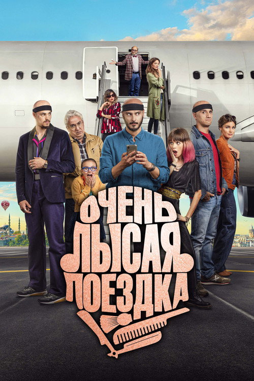 Очень лысая поездка постер