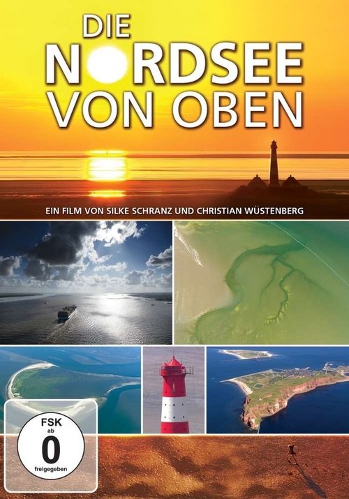 Die Nordsee von oben постер