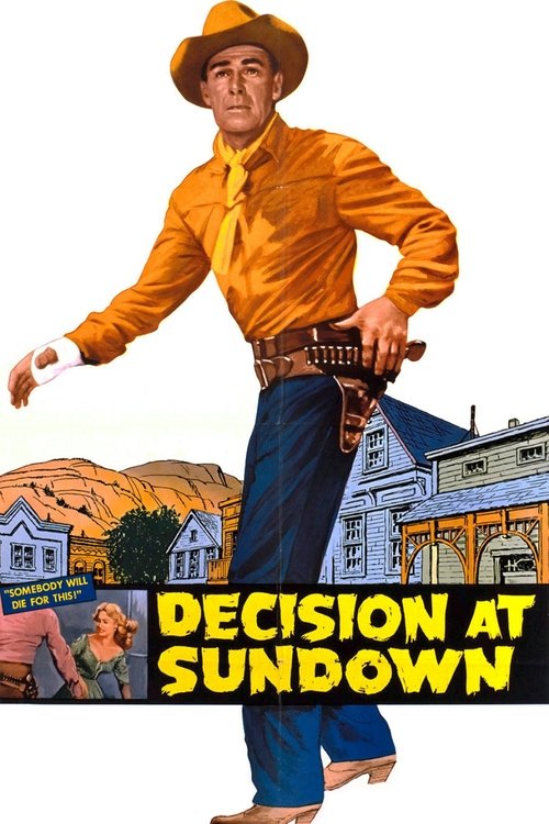 Decision at Sundown постер