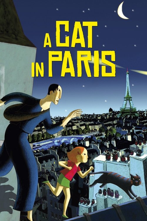 A Cat in Paris постер