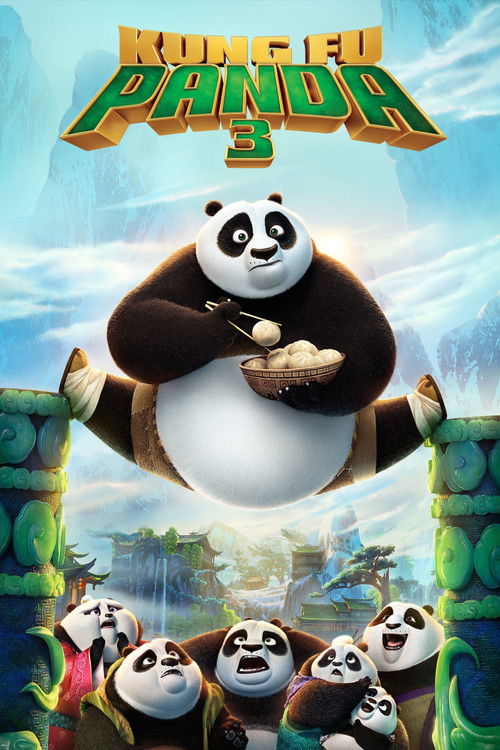 Kung Fu Panda 3 постер