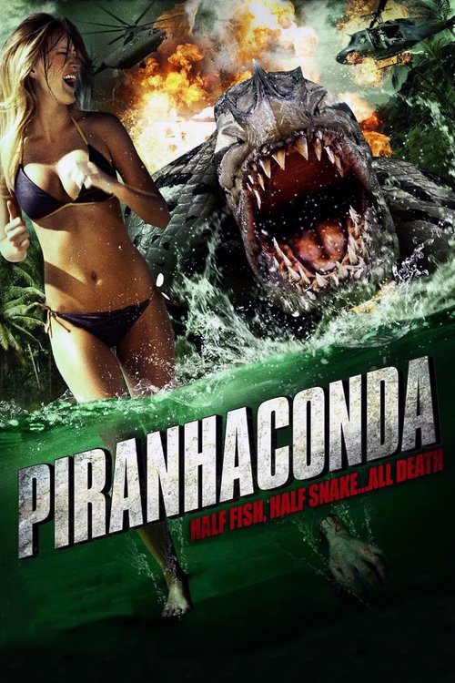 Piranhaconda постер