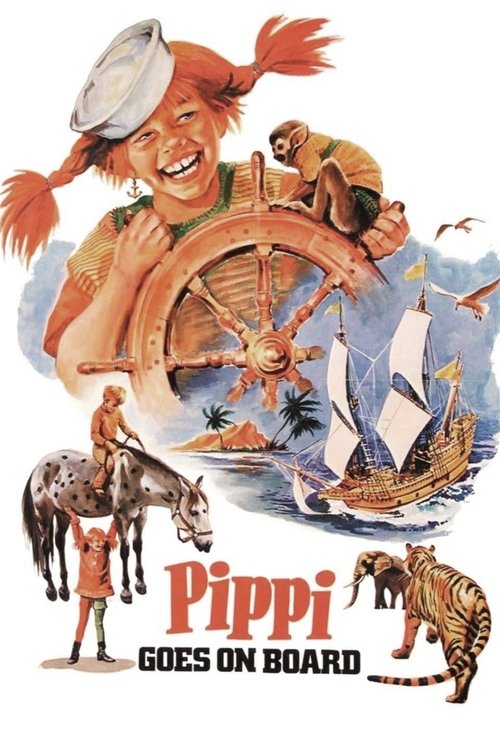 Pippi Goes on Board постер