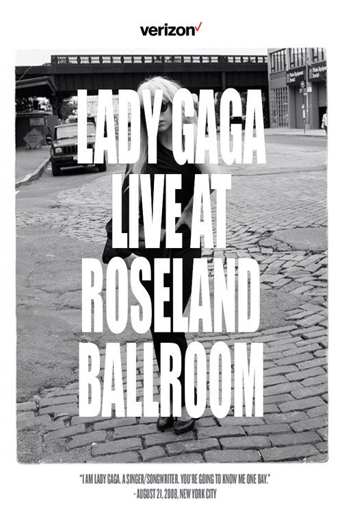 Lady Gaga Live at Roseland Ballroom постер