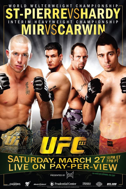 UFC 111: St-Pierre vs. Hardy постер