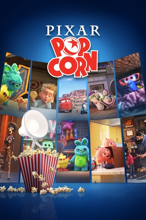 Pixar Popcorn постер