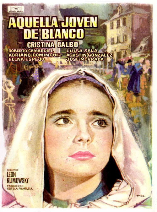 Aquella joven de blanco постер