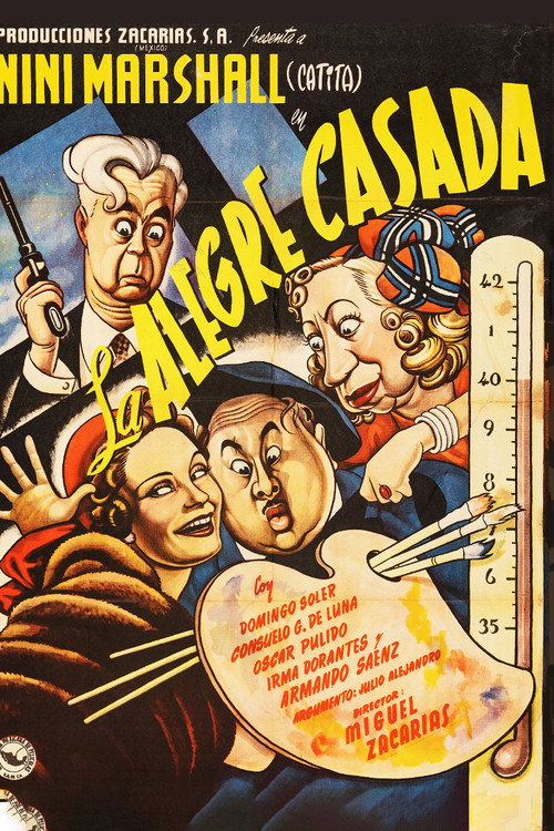 La alegre casada постер