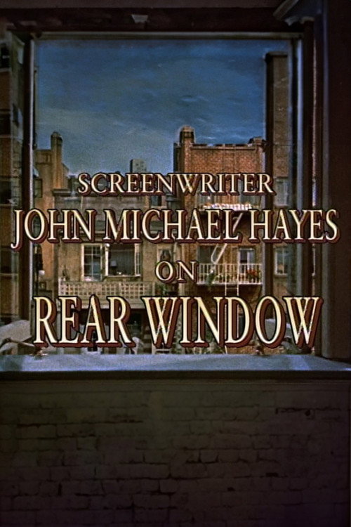 Screenwriter John Michael Hayes on 'Rear Window' постер