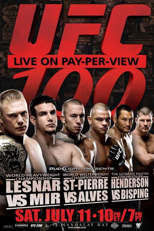UFC 100: Lesnar vs. Mir 2 постер