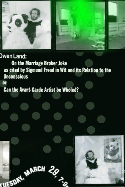 On the Marriage Broker Joke as Cited by Sigmund Freud in Wit and Its Relation to the Unconscious, or Can the Avant-Garde Artist Be Wholed? постер