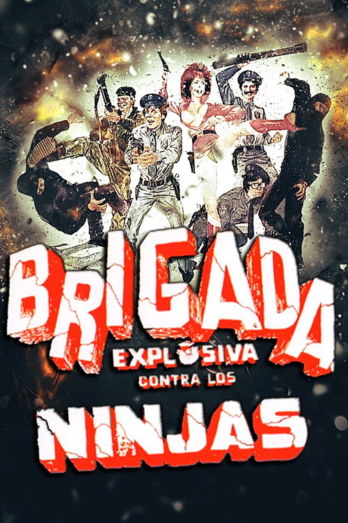 Brigada Explosiva contra los ninjas постер