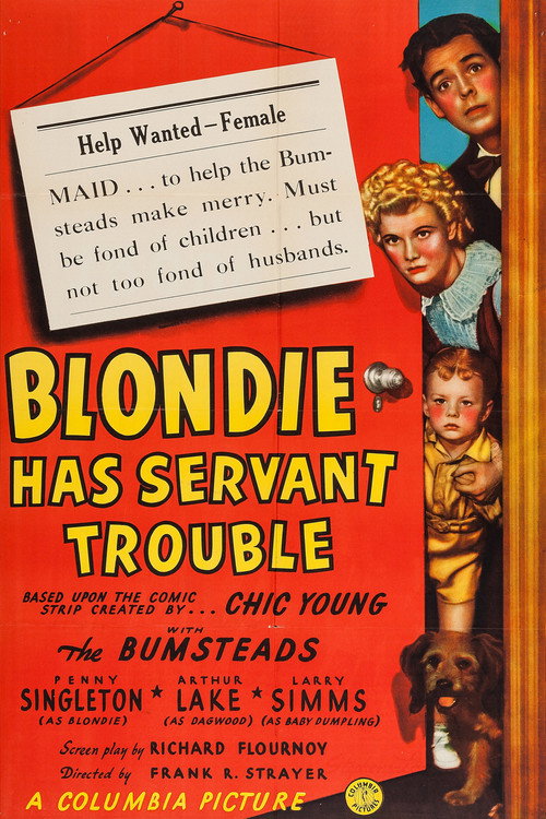 Blondie Has Servant Trouble постер