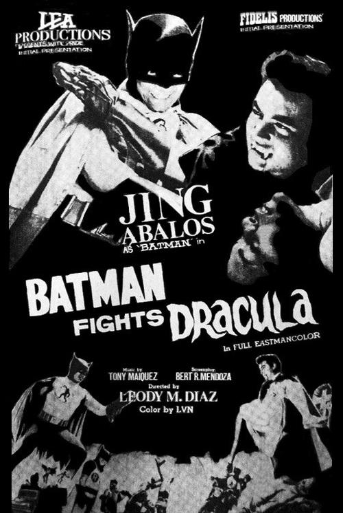Batman Fights Dracula постер