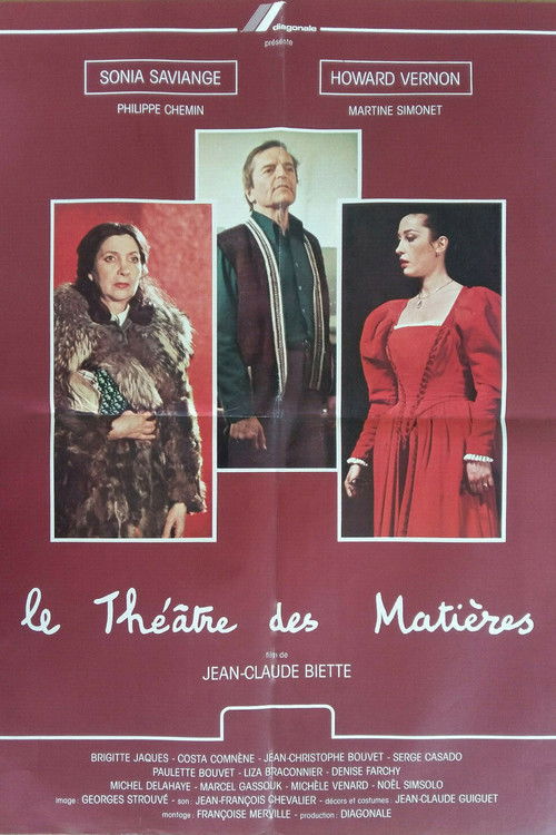 Le Théâtre des matières постер