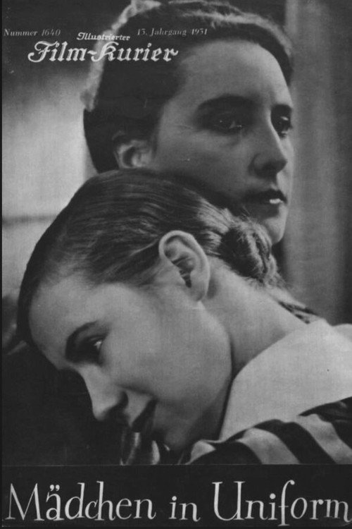 Девушки в униформе постер