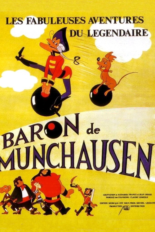 Les Fabuleuses Aventures du légendaire baron de Münchausen постер