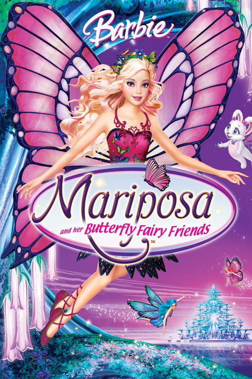 Barbie Mariposa постер