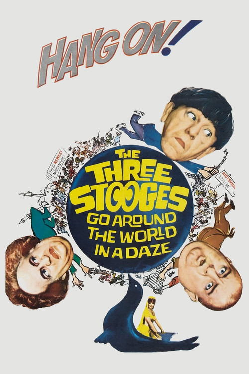 The Three Stooges Go Around the World in a Daze постер