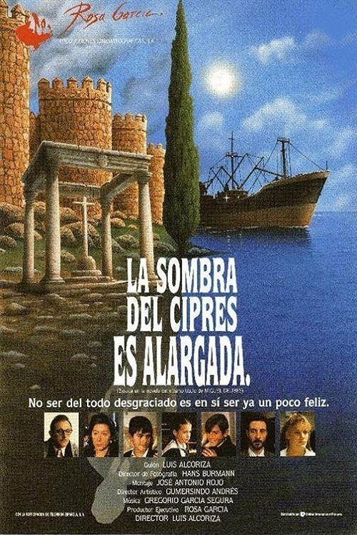 La sombra del ciprés es alargada постер