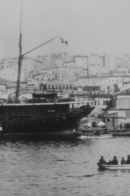 Constantinople, panorama des rives du Bosphore постер