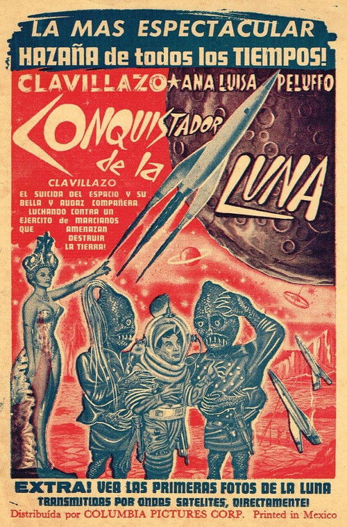Conquistador de la luna постер