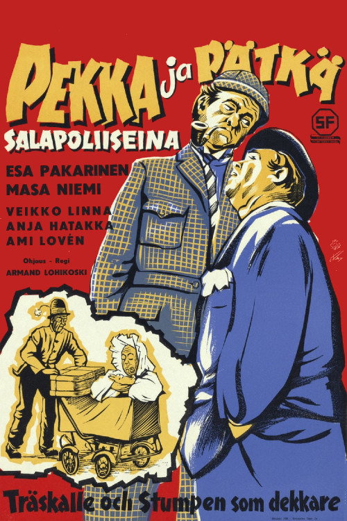 Pekka ja Pätkä salapoliiseina постер