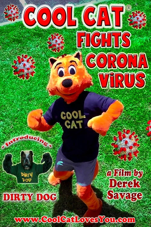 Cool Cat Fights Coronavirus постер