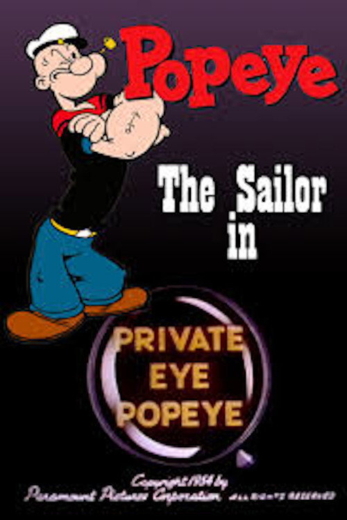 Private Eye Popeye постер