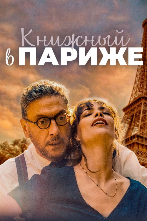 Книжный в Париже постер