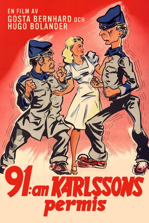 91:an Karlssons permis постер