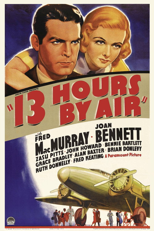 13 Hours by Air постер