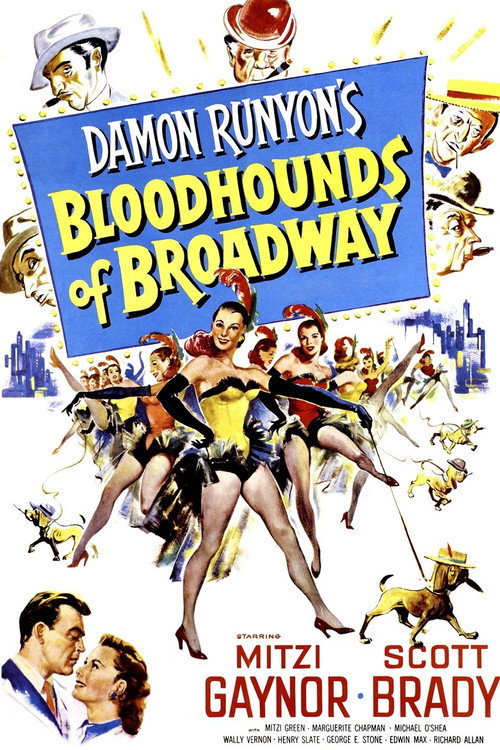 Bloodhounds of Broadway постер