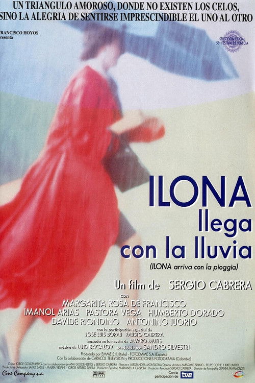 Ilona llega con la lluvia постер