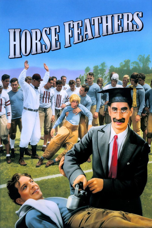 Лошадиные перья постер