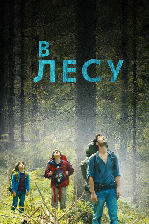 В лесу постер