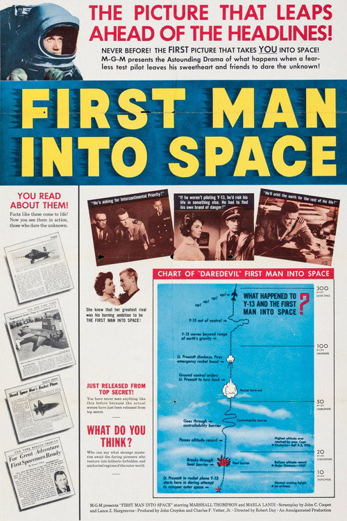 First Man into Space постер