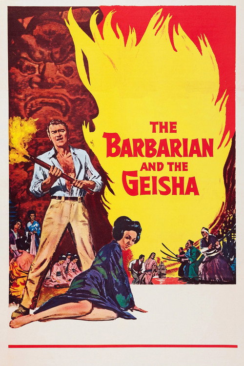 The Barbarian and the Geisha постер