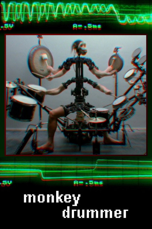 Monkey Drummer постер