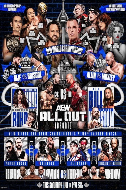 AEW All Out 2025 постер