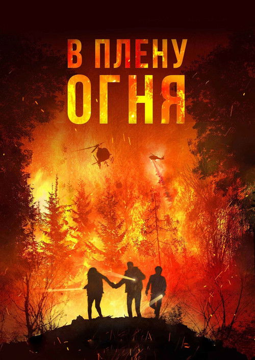 В плену огня постер