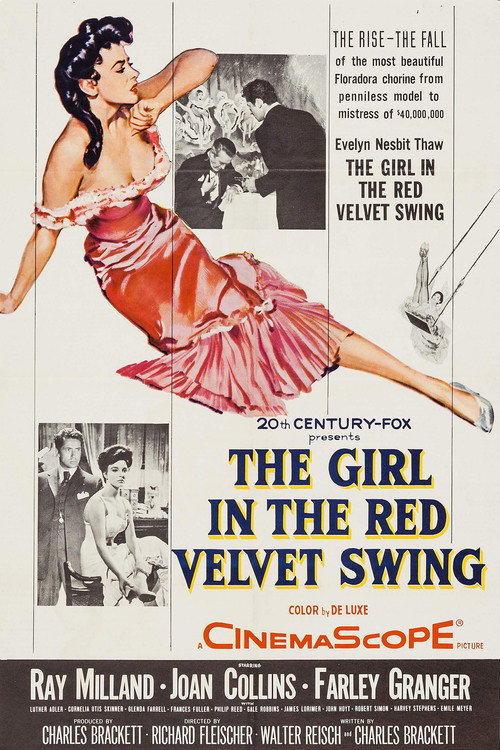 The Girl in the Red Velvet Swing постер