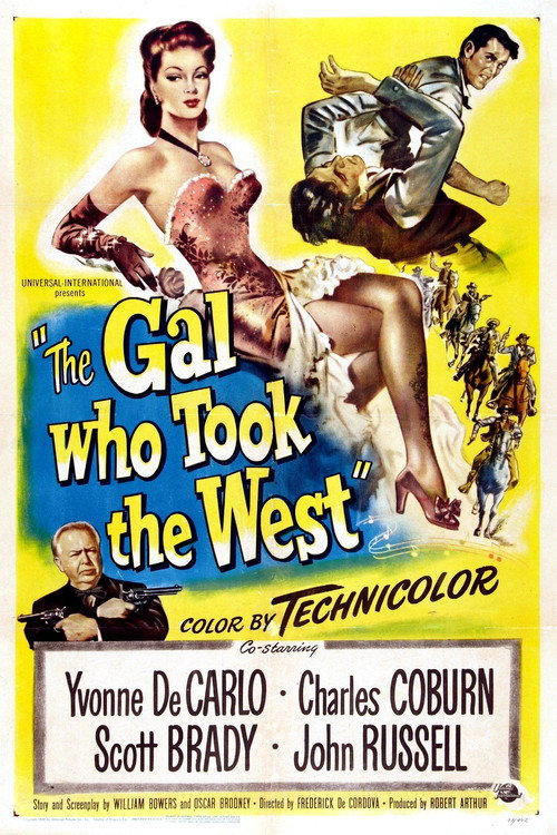 The Gal Who Took the West постер