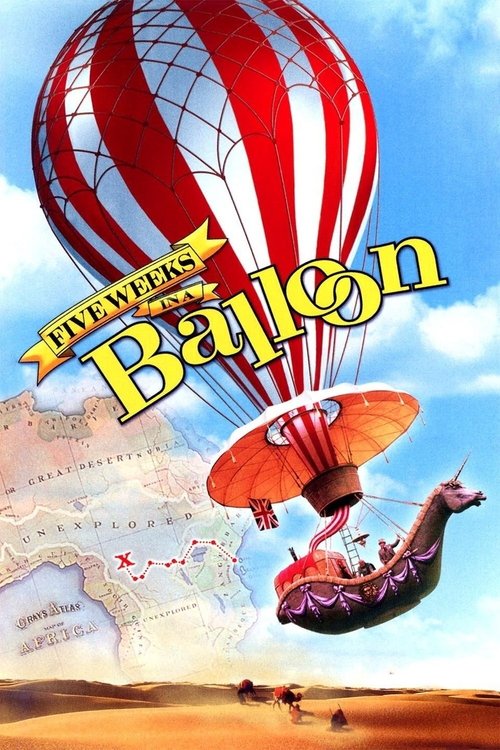 Five Weeks in a Balloon постер