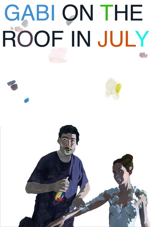 Gabi on the Roof in July постер
