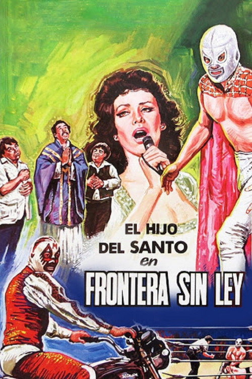 El hijo de Santo en frontera sin ley постер