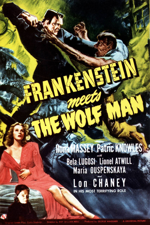 Frankenstein Meets the Wolf Man постер