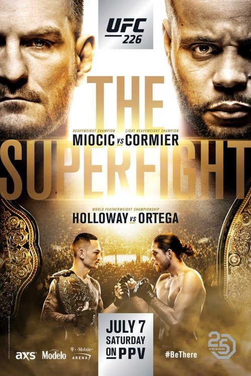 UFC 226: Miocic vs. Cormier постер