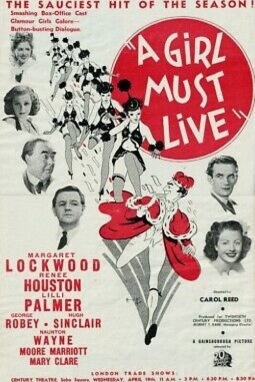 A Girl Must Live постер