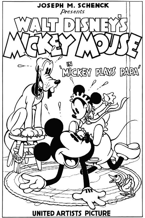 Mickey Plays Papa постер